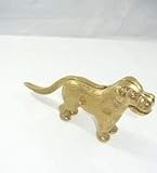 Fabrication en laiton poli en forme de chien