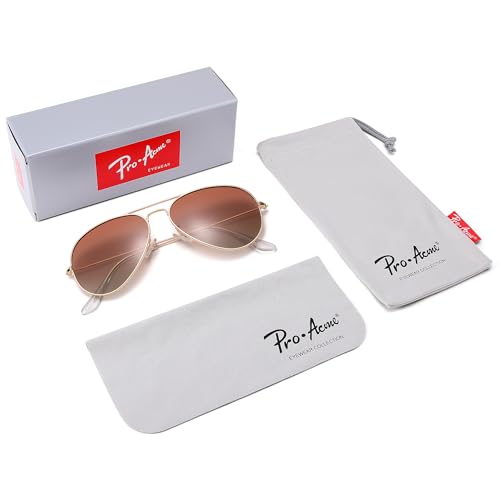 Image of Pro Acme Aviator Sunglasses for Men Women Classic Polarized UV400 Protection
