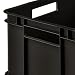 keeeper Eurobox XL, robuster Kunststoff (PP), 43 x 35 x 24 cm, 28 Liter, Eco Graphit