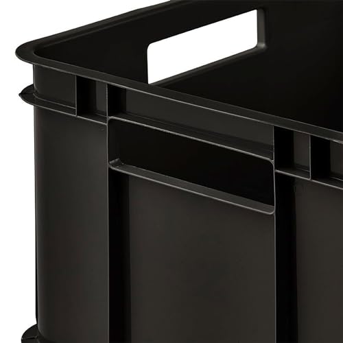 keeeper Eurobox XL, robuster Kunststoff (PP), 43 x 35 x 24 cm, 28 Liter, Eco Graphit