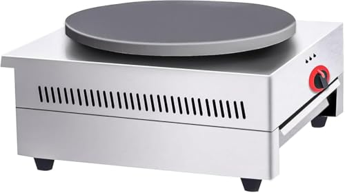 Crêpe-Maschine, 39,5 cm, kommerzielle Crêpe-Maker-Maschine, Methangas-Pfannkuchen, große Kochplatte, antihaftbeschichtet, für Geschäft, Get-Togethers, Eierpfannkuchen, Hot Dogs – Bild 4