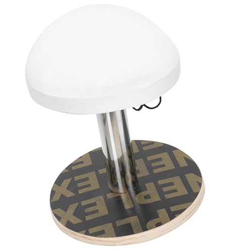 PRETYZOOM Taburete de Planchado Multifuncional para Casa, Almohadilla de Planchar Redonda Base Estable, Superficie de Tela Clara Curva, Tabla de Planchar Pequeña y Práctica para Puños