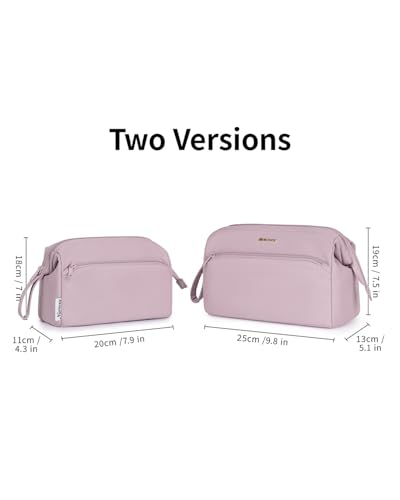 Image of Narwey Travel Makeup Bag Toiletry Bag, Large Cosmetic Bag for Women Girls