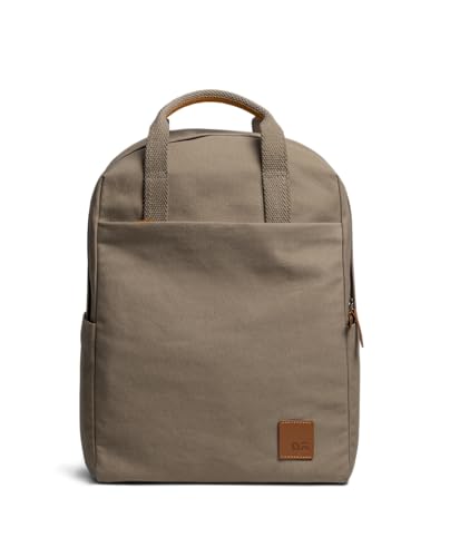 Image of DailyObjects Field Daypack Casual backpack fits upto 14 inch inch laptop with Luggage Sleeve| Unisex Travel Backpack | Made of Durable Canvas Material | Zippered Compartments with Pockets