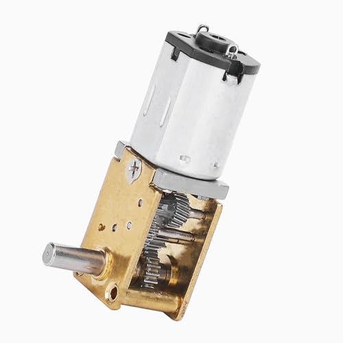 ミニギアモーター マイクロウォームギア 減速機 実用的な強力なモーター 出力 効果的に絶縁 耐摩耗性 3層の高密度分子塗料 ブラシDCモーター 電子機器 RC カー ロボット モデル DIY エンジン おもちゃ 用 モーター 1218GE‑N20 (DC3V 16RPM)