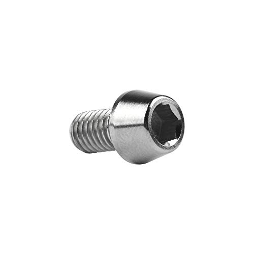 Image of Titanium Ti Bolt M5x9 16 18 20 25 30 35 40 45 50 55 60mm Tapered Head Screws Pack of 4 (M5x9mm, Normal Titanium)