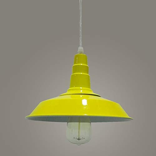 Suspension E27 rétro industrielle en fer avec câble ajustable - 5