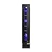 Vinotemp 7 Bottle Wine Cooler Refrigerator Freestanding Wine Cellar or Built-in Installation with Automatic Defrost, LED Display and Front Venting, 7 Bottle, Black
