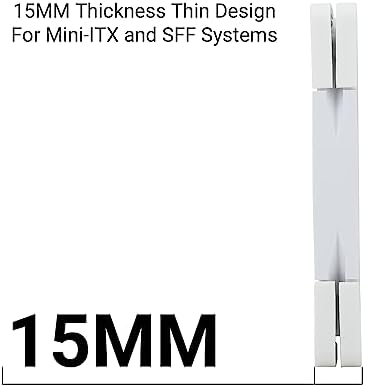 Thermalright C12015W-S CPU Fan Computer Case Fan Silent 4 Pin PWM ARGB PC Fan 15mm Slimline Cooler Fan 120mm CPU Cooling Fan (White)