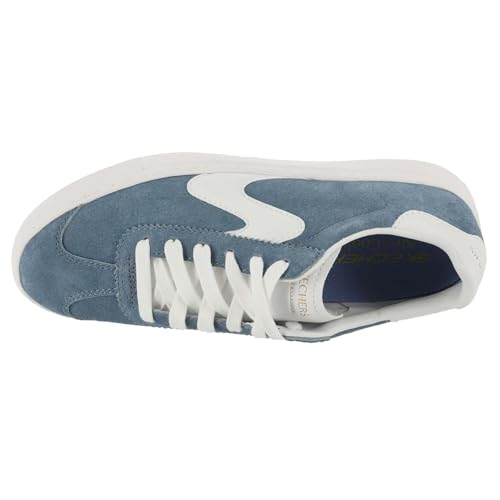 Image of Skechers Court & Classics Arch Fit-Legend 185202 Women's Sneaker, 9.5 B(M) US, Light Blue