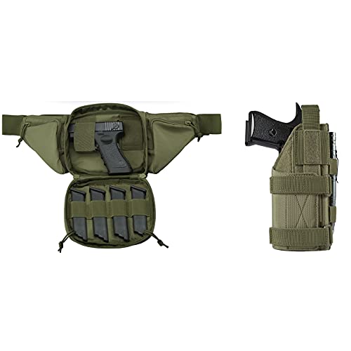 Frtkk Concealed Carry Pistol Fanny Pack Holster & Tactical Pistol Holster #TOP8