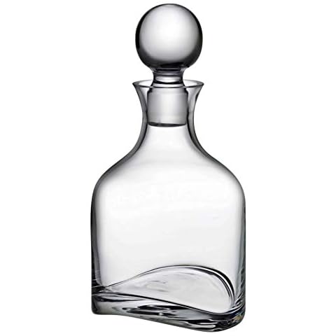 Nude Glass Arch Whisky Bottle Crystal 30 Ounces Cover