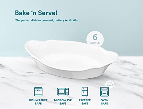image for Au Gratin Baking Dishes, by Kook, Ceramic Serving Dishes, for Banana S