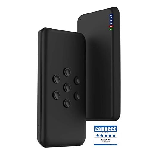 YOOLOX 16k - 2nd Generation - Wireless Powerbank - 16000 mAh, 18W Fast Charge, USB C, kabelloses Laden kompatibel mit iPhone, Samsung, Huawei, Google Pixel