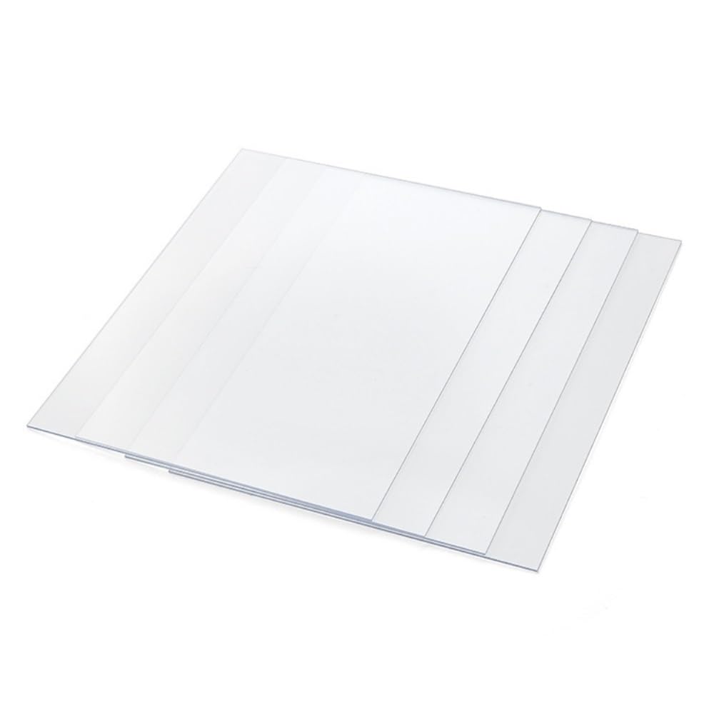 Hoja acrílica de bricolaje 2 uds hoja acrílica 100 200 300mm de plástico metacrilato transparente hojas acetato en bIanc0 for manualidades(12MM*250 * 250MM)