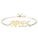 I Love BBC Ankle Bracelet - Gold Plated Stainless Steel I Love BBC Anklet - I Heart BBC Anklet (Gold)