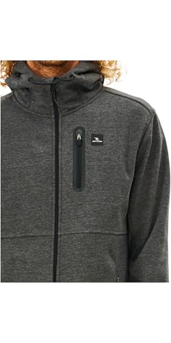 Image of Rip Curl mens Departed Anti Series Technical Zip Up Hooded Sweatshirt
