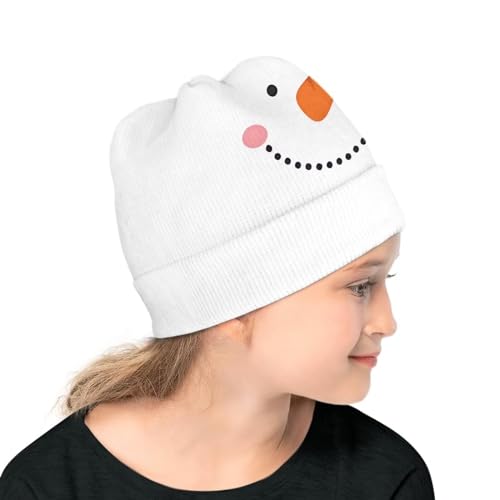 Cartoon Animal Print Beanie Hats for Boys Girls Soft Chunky Slouchy Beanies Kids Cute Winter Hat3