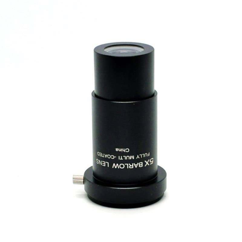 Aurorad Accessori for telescopi astronomici 5X Barlow Mirror Extender 1,25 Pollici 31,7 mm con M42