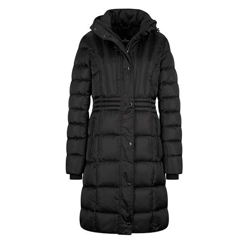 Parka Ferrera Euro-Star noire pour femme : veste d'équitation chaude hiver 2023