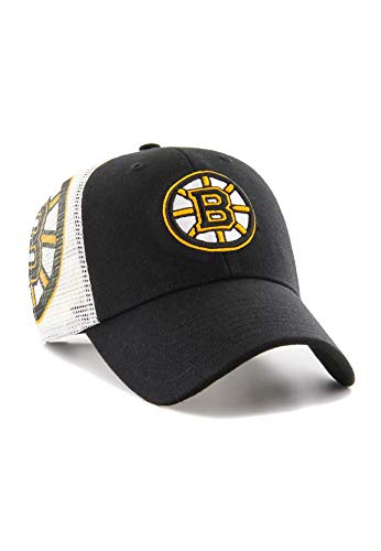 Gorra 47Brand Malvern Trucker MVP Boston Bruins negra ajustable NHL 2
