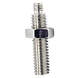 Dual-Use-Schraube 1/4 und 3/8 Adapter Außenschraube für Kugelkopf-Stativ Einbeinstativ Chrom 1 Stück