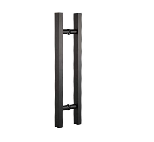 Togu 600 mm/24 pulgadas Rapidas tirador de puerta de acero inoxidable para entrada/entrada/ducha/cristal/tienda/almacén, interior/exterior granero y puertas – Acabado Satinado cepillado