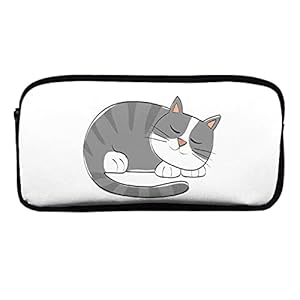 Moden Stationery Box Potlood Case YHO Design Manga Cute Animal Cat Elf111, Potlood case voor school, Potlood case voor…