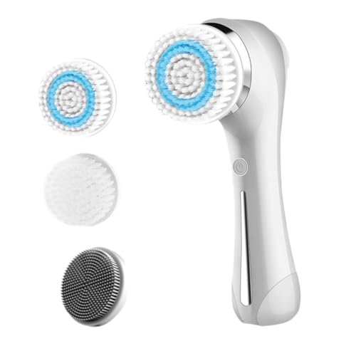 CALLARON Dispositivo Elettrico Portatile Per La Pulizia Del Viso Con Massaggio e Iono-import Spazzola in Silicone Delicata Per Donne e Viaggi Rimuove Trucco e Impurità in Profondità