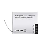 IZI-ONE-5k-Action-Camera-1350-Mah-Li-ion-Rechargable-and-Replaceable-Battery-Exclusively-One-Action-Camera