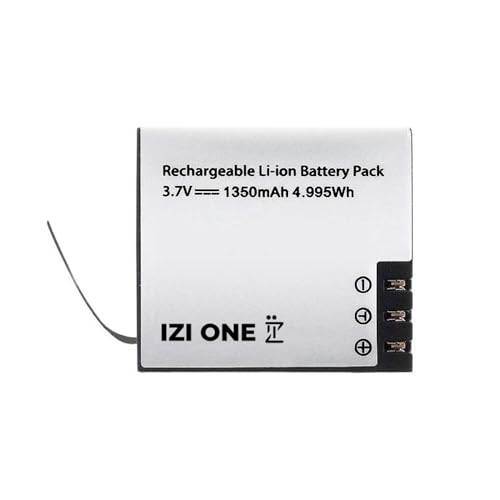 IZI-ONE-5k-Action-Camera-1350-Mah-Li-ion-Rechargable-and-Replaceable-Battery-Exclusively-One-Action-Camera