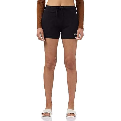 Champion Women's High Waist Black Shorts Cover