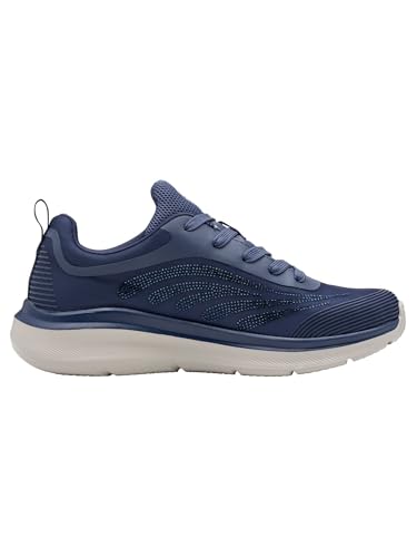 Tamaris Damen Wide FIT Sneaker Textil Feeling Light, Navy Glitter, 36 – Ansicht 4