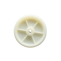 Vista 6 de Service Caster Rueda de goma dura de 3 pulgadas x 1.25 pulgadas - Diámetro de 3/8 pulgadas - Capacidad de 275 libras por rueda - Marca Service Caster
