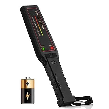 Pms Handheld PMS Enterprises Hand Held Metal Detector Rechargeable Portable High ...