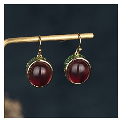 Boucles d'oreilles corindon chinois pour illuminer vos tenues de soirée
