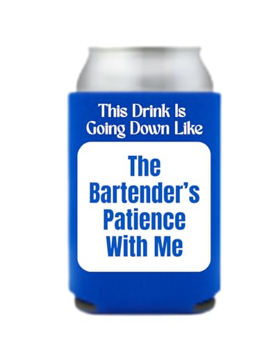 THIS DRINK IS GOING DOWN LIKE Drink Holder Can Cozie Set (5 PACK) - Perfect for girls trips, camping fun, weekend getaways, beach gettogethers (Set of 5) — view 5