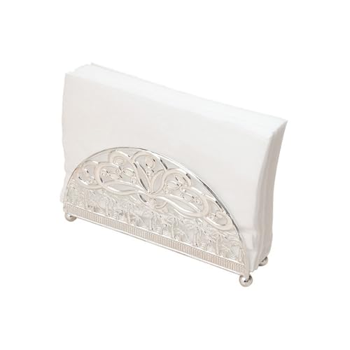 Servilletero de metal vintage: soporte independiente de hierro para mesas de cocina y cafetería 2