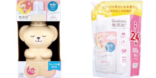 【セット品】ファーファストーリー ドリーミー 柔軟剤 本体+詰替用 2点セット アロマティックフラワーの香り 衣類をやわらかく香りづけに