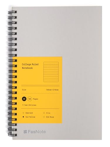 Carnet pour le travail A5 à spirales résistant 160 feuilles papier 100g