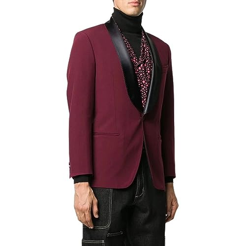 Blazer châle revers un bouton pour homme Ulnomio de mariage - 3
