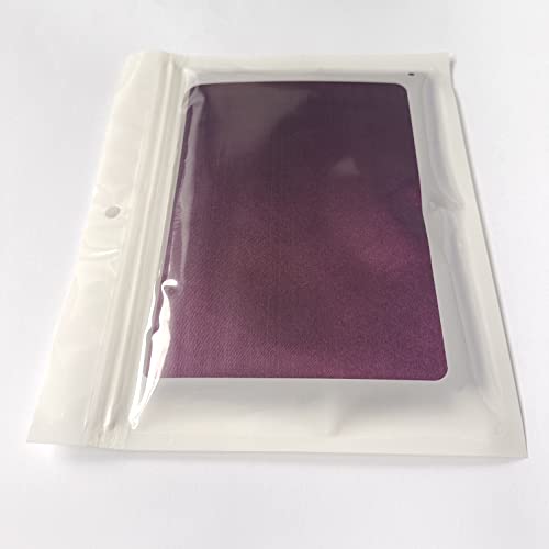 Women’s Solid Color Square Scarf Neckerchief (Grape)4