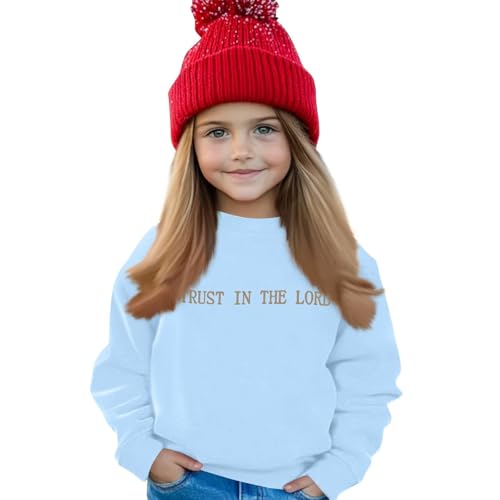 Girls Crew Neck Sweatshirts Long Sleeve Graphic Pullover Sweatshirts Casual Oversized Fleece Drop Shoulder Tops Loose2