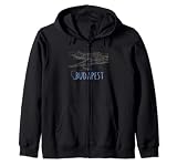 Budapest Hungría Souvenir Sudadera con Capucha