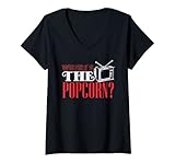 Damen Alte Fernsehserie Vintage TV T-Shirt mit V-Ausschnitt