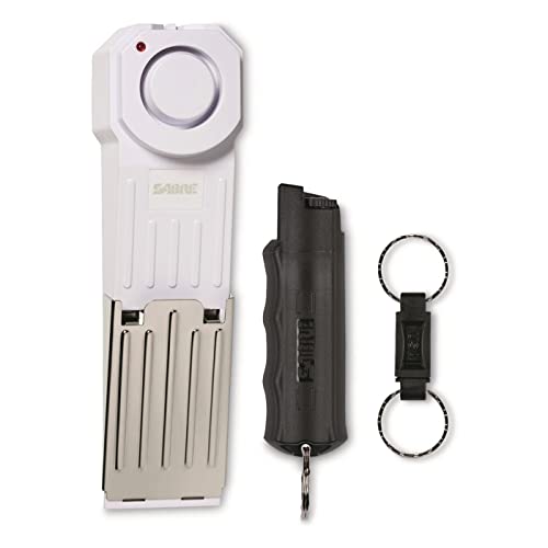 SABRE Red Pepper Spray and Door Stop Alarm Combo