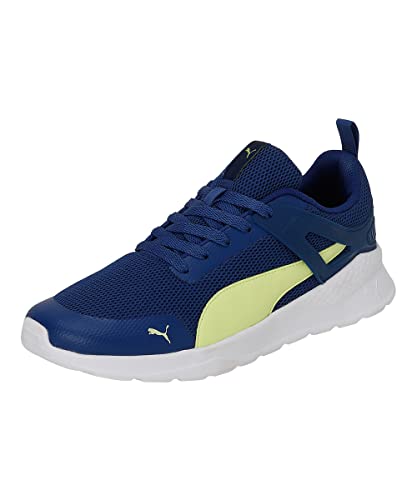 Puma Mens Amaze Runner Blazing Blue-Light Lime-White Sneaker - 8UK (38870303)
