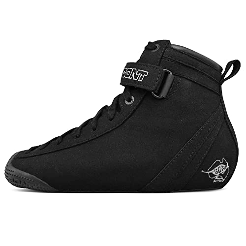 Bont Parkstar Vegan Black Suede Professional Roller Skates For Park Ramps Bowls Street - Rollerskates For Outdoor And Indoor Skating (Bont 6) #TOP1