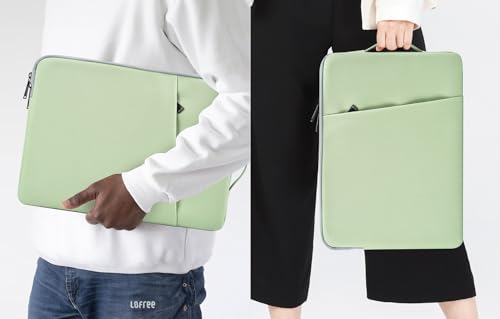 Image of Laptop Sleeve Case 17 17.3 Inch with Handle Computer Bag Carrying Case for HP Pavilion 17 / Envy 17 / Dell /IdeaPad ThinkPad /LG Gram /MSI /ASUS Acer, Green