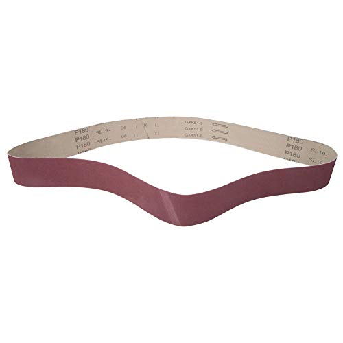 Schleifband Rundschleifband 10 Stücke 1220x50mm Aluminiumoxid Schleifpapier GXK51-B (120#) Für Schleifarbeiten Mit Schleifstreifen